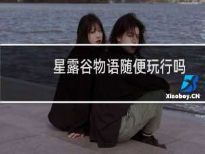 星露谷物语随便玩行吗