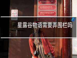 星露谷物语需要弄围栏吗