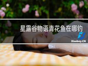 星露谷物语青花鱼在哪钓