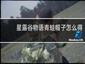 星露谷物语青蛙帽子怎么得