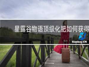 星露谷物语顶级化肥如何获得