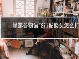 星露谷物语飞行骷髅头怎么打