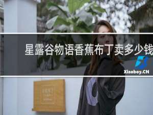 星露谷物语香蕉布丁卖多少钱
