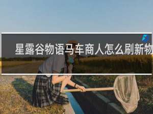 星露谷物语马车商人怎么刷新物品