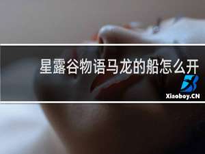 星露谷物语马龙的船怎么开