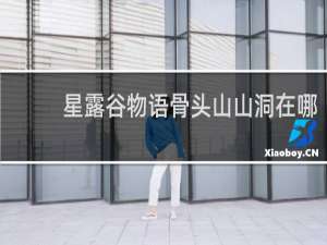 星露谷物语骨头山山洞在哪