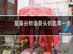星露谷物语骨头钥匙第一步