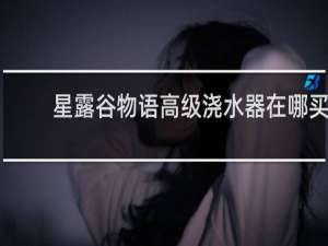 星露谷物语高级浇水器在哪买