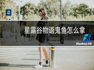 星露谷物语鬼鱼怎么拿