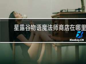 星露谷物语魔法师商店在哪里