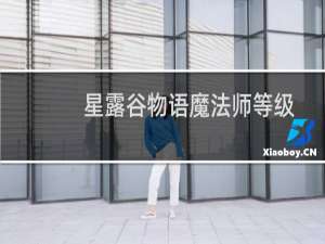 星露谷物语魔法师等级