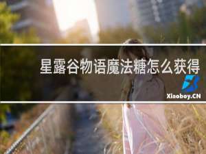 星露谷物语魔法糖怎么获得