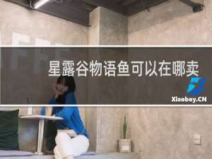 星露谷物语鱼可以在哪卖