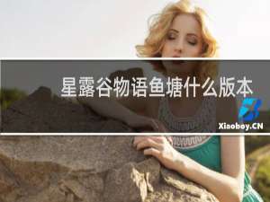 星露谷物语鱼塘什么版本