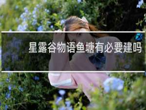 星露谷物语鱼塘有必要建吗