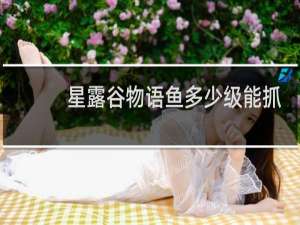 星露谷物语鱼多少级能抓