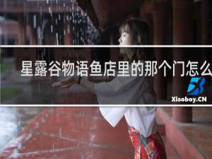 星露谷物语鱼店里的那个门怎么开