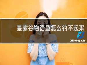 星露谷物语鱼怎么钓不起来