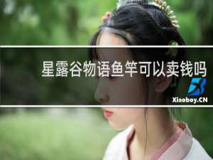 星露谷物语鱼竿可以卖钱吗