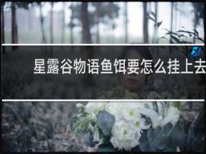 星露谷物语鱼饵要怎么挂上去
