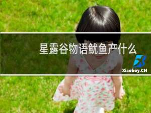 星露谷物语鱿鱼产什么