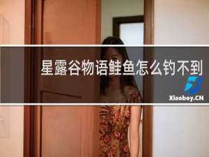 星露谷物语鲑鱼怎么钓不到