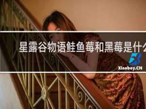 星露谷物语鲑鱼莓和黑莓是什么