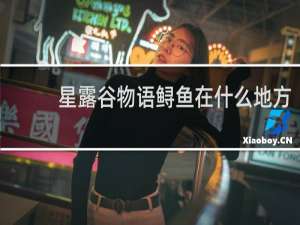 星露谷物语鲟鱼在什么地方