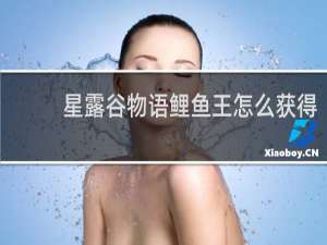 星露谷物语鲤鱼王怎么获得