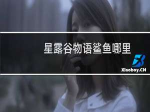 星露谷物语鲨鱼哪里