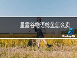 星露谷物语鲶鱼怎么卖