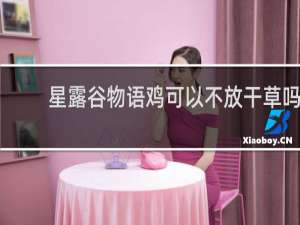 星露谷物语鸡可以不放干草吗