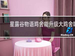 星露谷物语鸡舍能升级大鸡舍吗