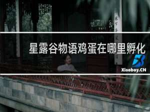 星露谷物语鸡蛋在哪里孵化
