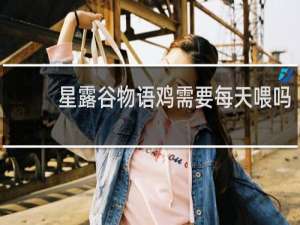 星露谷物语鸡需要每天喂吗