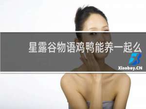 星露谷物语鸡鸭能养一起么