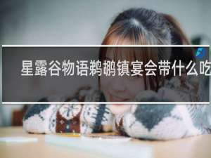 星露谷物语鹈鹕镇宴会带什么吃的