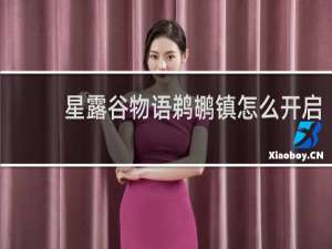 星露谷物语鹈鹕镇怎么开启