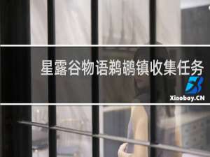 星露谷物语鹈鹕镇收集任务