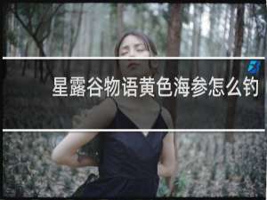 星露谷物语黄色海参怎么钓