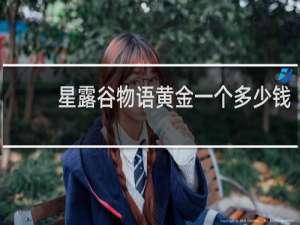 星露谷物语黄金一个多少钱