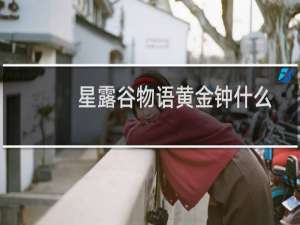 星露谷物语黄金钟什么