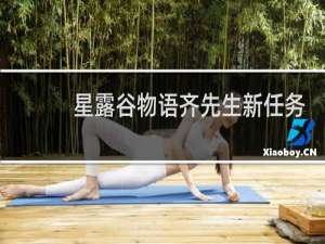 星露谷物语齐先生新任务