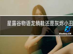 星露谷物语龙鳞鞋还是灰烬小丑鞋