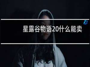 星露谷物语 什么能卖