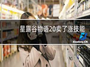 星露谷物语 卖了涨技能