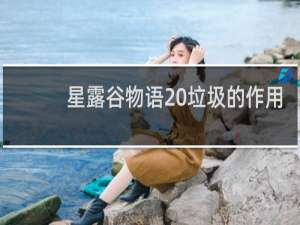 星露谷物语 垃圾的作用