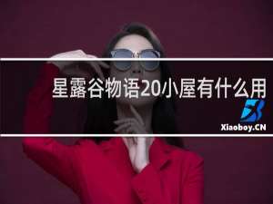 星露谷物语 小屋有什么用