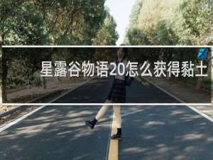 星露谷物语 怎么获得黏土