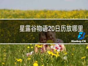 星露谷物语 日历放哪里